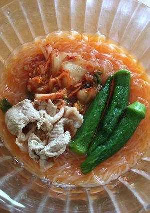 違和感なし!ダイエット☆糸コン韓国冷麺風-レシピのメイン写真