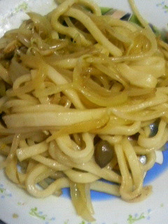 ヘルシー☆おうちの焼きうどん★(醤油味)-レシピのメイン写真