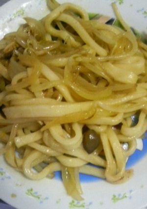ヘルシー☆おうちの焼きうどん★(醤油味)-レシピのメイン写真