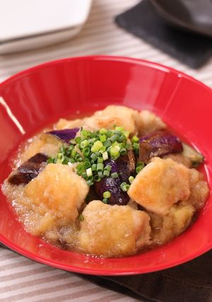 鶏肉の黒酢みぞれ煮-レシピのメイン写真