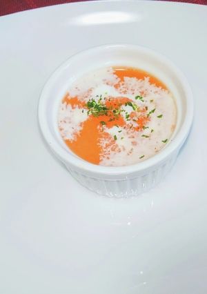 雪下人参ジュースで簡単ポタージュ-レシピのメイン写真