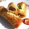 あんこう白身の塩バター焼き春巻きチーズ