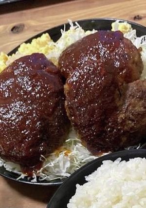 ハンバーグ-レシピのメイン写真
