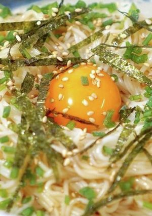 混ぜるだけ！簡単！油そば風そうめん-レシピのメイン写真