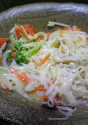 そうめんのクリームパスタ風-レシピのメイン写真