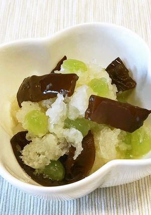キクラゲと葡萄のおろし和え-レシピのメイン写真