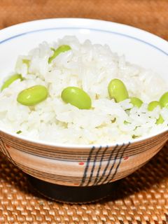 さやでダシとる、枝豆ごはん-レシピのメイン写真