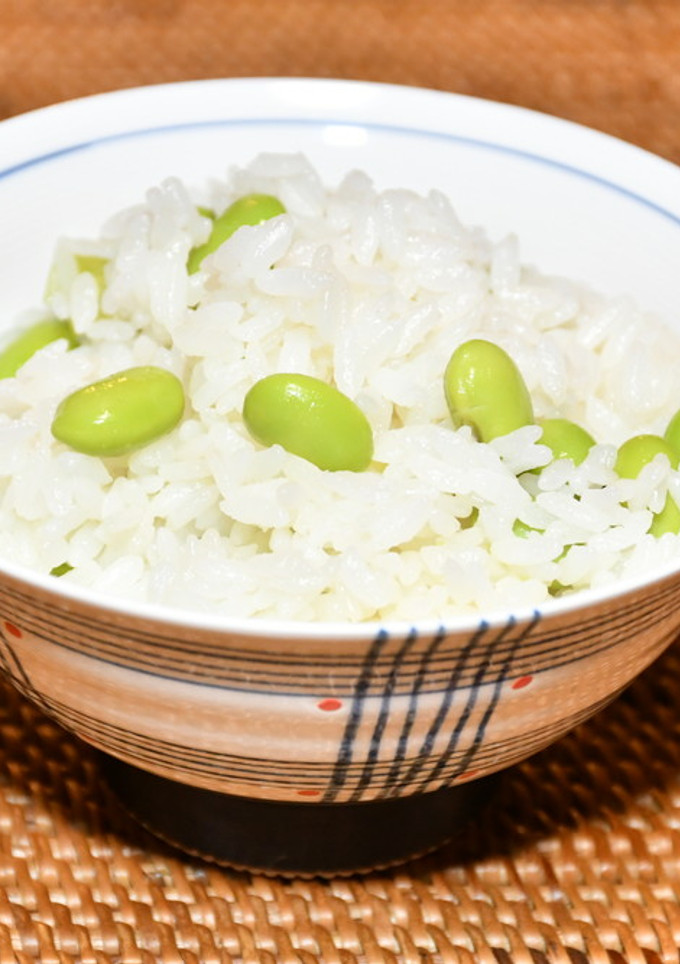 さやでダシとる、枝豆ごはん-レシピのメイン写真