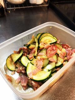 ズッキーニとベーコンの炒め常備菜-レシピのメイン写真