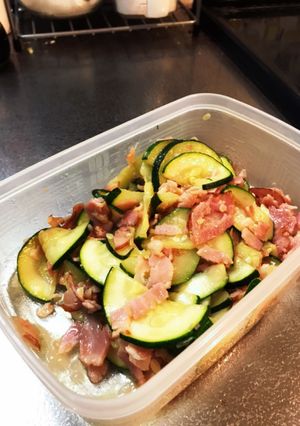 ズッキーニとベーコンの炒め常備菜-レシピのメイン写真