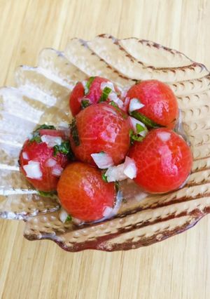 ミニトマトのレモンマリネ-レシピのメイン写真
