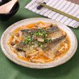 きのこあんかけ塩サバ