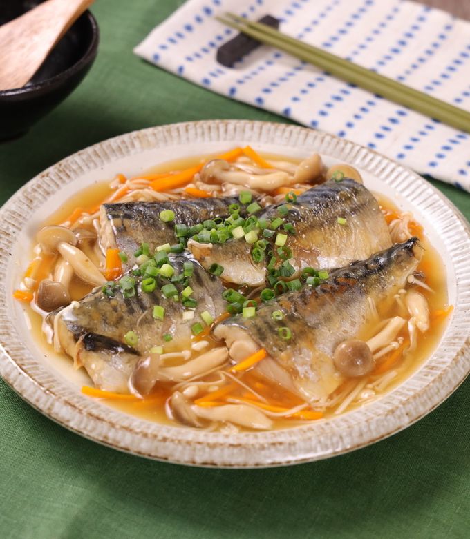 きのこあんかけ塩サバ-レシピのメイン写真