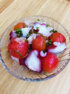 タコとミニトマトのマリネ-レシピのメイン写真