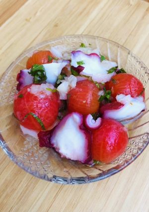 タコとミニトマトのマリネ-レシピのメイン写真