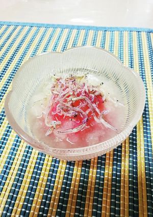 大根おろしに梅酢-レシピのメイン写真