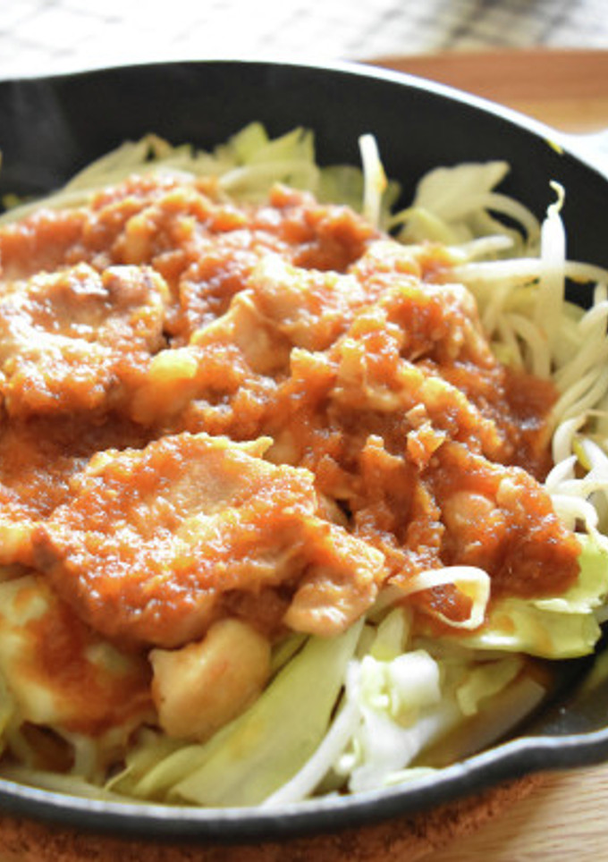 炒めキャベツたっぷり鶏肉のしょうが焼き-レシピのメイン写真