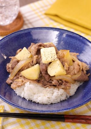 じゃがバター牛丼-レシピのメイン写真