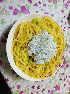 シラスのガーリックパスタ-レシピのメイン写真
