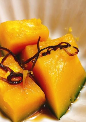 塩昆布でカンタン味付け♡南瓜煮転がし-レシピのメイン写真