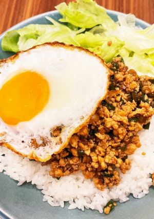 手軽に美味しい！和風ガパオライス-レシピのメイン写真