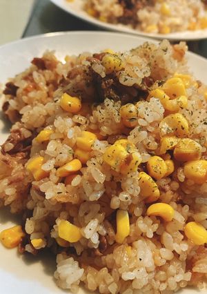 冷やご飯で作るビーフピラフ-レシピのメイン写真