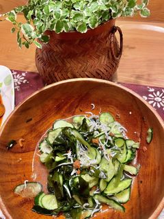 梅としらすきゅうりワカメのさっぱり酢の物-レシピのメイン写真