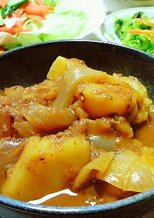 ミートソースで肉じゃが-レシピのメイン写真