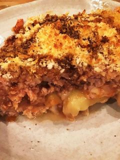 付け合わせ&チーズ in ハンバーグ-レシピのメイン写真