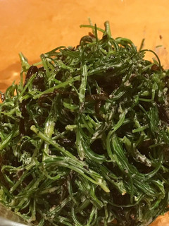 おかひじきと塩昆布の黒ゴマヨ和え-レシピのメイン写真