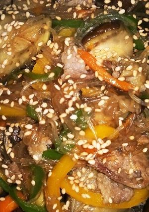 106豚肉と春雨と野菜のオイスターソース-レシピのメイン写真