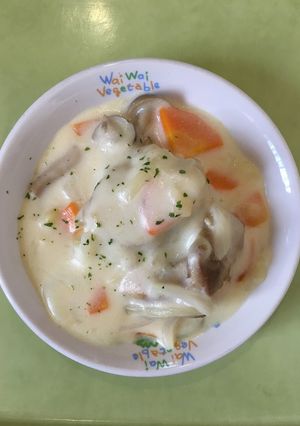 【保育園給食】鶏肉のクリーム煮-レシピのメイン写真