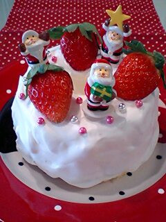 簡単クリスマスケーキ-レシピのメイン写真