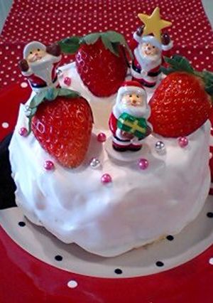 簡単クリスマスケーキ-レシピのメイン写真
