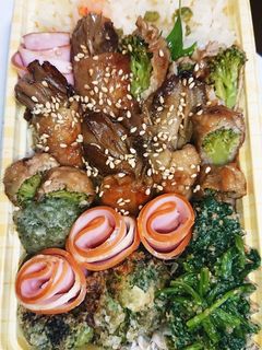 【夫婦弁当93】肉巻きとブロッコリー唐揚-レシピのメイン写真