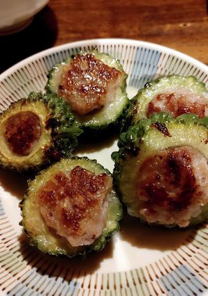 ゴーヤの肉詰め-レシピのメイン写真