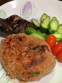 茄子のハンバーグ-レシピのメイン写真