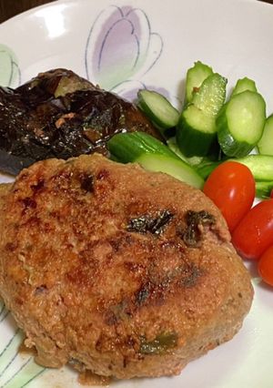茄子のハンバーグ-レシピのメイン写真
