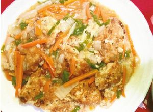 あんこうの肉だんごの中華あんかけ-レシピのメイン写真