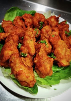 カレー風味の手羽元唐揚げ❨@≧↺≦@)❩-レシピのメイン写真