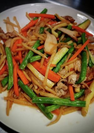 緑黄色野菜とキノコのオイスター炒め！-レシピのメイン写真