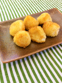 ツナとチーズのライスボールフライ-レシピのメイン写真