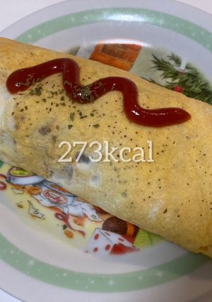 273kcal オートミール オムライス-レシピのメイン写真