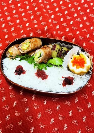 ズッキーニ 肉巻きマキシマム味弁当-レシピのメイン写真