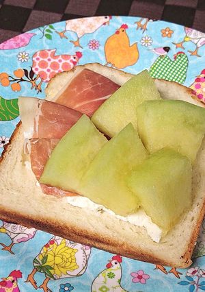 【野菜ソムリエ】京たんごメロンカナッペ-レシピのメイン写真
