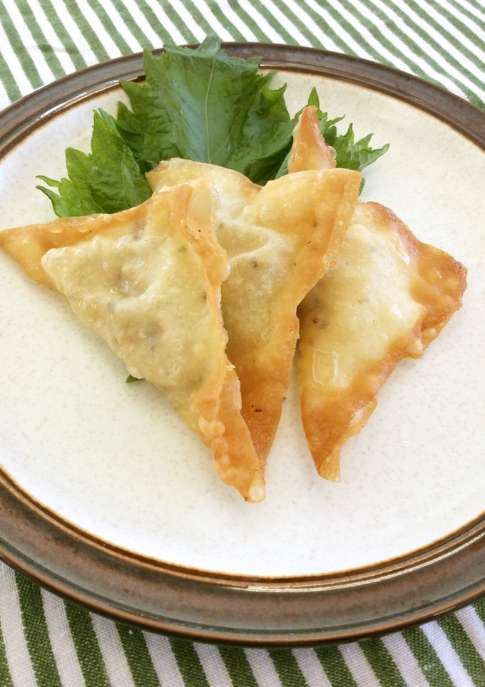 めっこご飯でサクサク三角揚げ-レシピのメイン写真