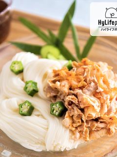 簡単ご飯!旨辛豚しゃぶキムチそうめん-レシピのメイン写真