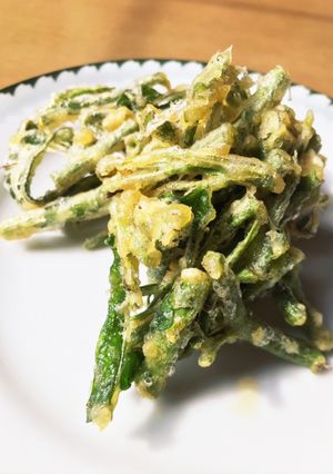 天ぷら粉でカンタン・空芯菜の天ぷら-レシピのメイン写真