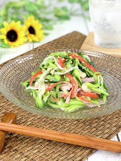 彩り副菜*カニカマきゅうりの旨レモン和え-レシピのメイン写真