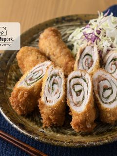 縁起物で試験を応援!豚肉の梅しそ巻きカツ-レシピのメイン写真
